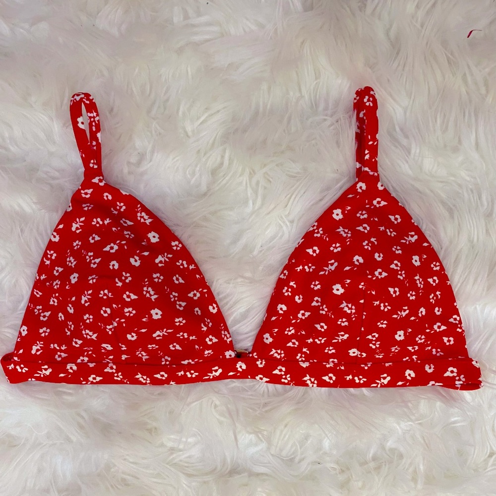 Hollister Flower Bikini Top